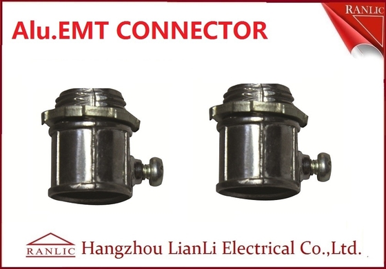 จีน 1/2 EMT Connectors Fittings, อลูมิเนียมอัลลอยด์ 4 EMT Connector Customized ผู้ผลิต